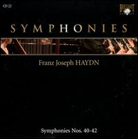 Franz Joseph Haydn: Symphonies Nos. 40-42 von Adam Fischer