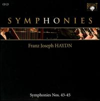 Franz Joseph Haydn: Symphonies Nos. 43-45 von Adam Fischer