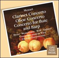 Mozart: Clarinet Concerto; Oboe Concerto; Concerto for flute and harp von Nikolaus Harnoncourt