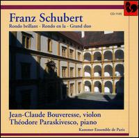 Schubert: Rondo brilliant; Rondo en la; Grand duo von Jean-Claude Bouveresse