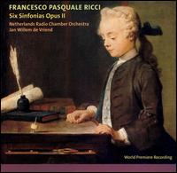 Francesco Pasquale Ricci: Six Sinfonias Opus II von Jan Vriend