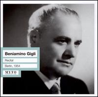 Beniamino Gigli Recital, Berlin, 1954 von Beniamino Gigli