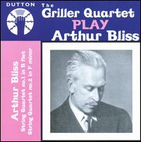 The Griller Quartet Play Arthur Bliss von Terence Gibbs