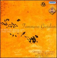 Tommaso Giordani: 6 Trios for German Flute, Viola and Cello von Various Artists