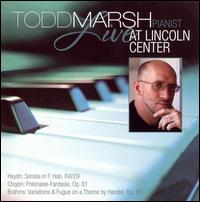 Todd Marsh Live at Lincoln Center von Todd Marsh