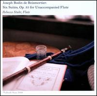 Joseph Bodin de Boismortier: Six Suites, Op. 35 for Unaccompanied Flute von Rebecca Stuhr