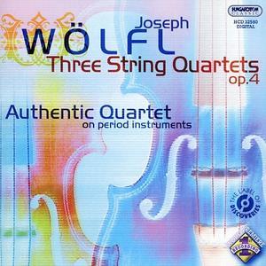 Joseph Wölfl: Three String Quartets, Op. 4 von Authentic Quartet