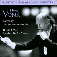 Mozart: Symphony No. 40 in G minor; Beethoven: Symphony No. 7 in A major von Hans Vonk