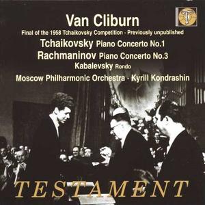 Tchaikovsky: Piano Concerto No. 1; Rachmaninov: Piano Concerto No. 3; Kabalevsky: Rondo von Van Cliburn