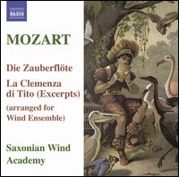 Wind Ensemble Arrangements of Mozart's Die Zauberflöte and La Clemenza di Tito von Saxonian Wind Academy