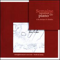 16e Semaine Internationale de Piano et Musique de Chambre von Various Artists