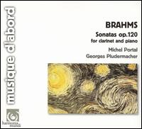 Johannes Brahms: Sonatas for Clarinet and Piano, Op 120 von Georges Pludermacher