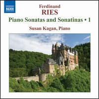 Ferdinand Ries: Piano Sonatas and Sonatinas, Vol. 1 von Susan Kagan