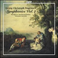 Georg Christoph Wagenseil: Symphonies, Vol. 2 von Johannes Goritzki
