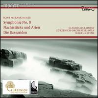 Hans Werner Henze: Symphonie No. 8; Nachtstücke und Arian; Die Bassariden von Markus Stenz