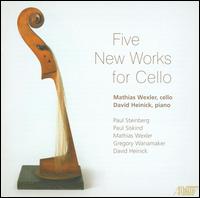 Five New Works for Cello von Mathias Wexler