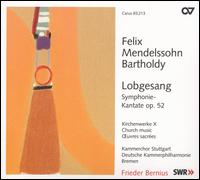 Felix Mendelssohn Bartholdy: Lobgesang, Symphonie-Kantate [Hybrid SACD] von Frieder Bernius