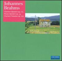 Johannes Brahms: Clarinet Quintet Op. 115; Piano Quintet Op. 34; Clarinet Sonatas Op. 120 von Ralph Manno