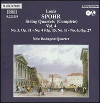 Louis Spohr: String Quartets Nos. 3, 4, 6 von New Budapest String Quartet