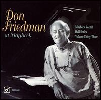 Don Friedman at Maybeck von Don Friedman