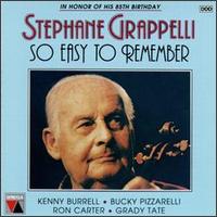 So Easy to Remember von Stéphane Grappelli