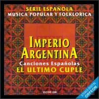 Canciones Espanolas... von Imperio Argentina