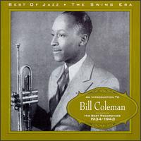 Introduction to Bill Coleman: 1934-1943 von Bill Coleman