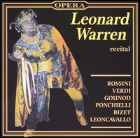 Leonard Warren: Recital von Leonard Warren