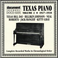 Texas Piano, Vol. 2: 1927-1938 von Various Artists