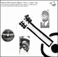 Giants of Country Blues, Vol. 1 (1927-1938) von Various Artists