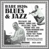 Rare 1920's Blues and Jazz: 1923-1929 von Various Artists