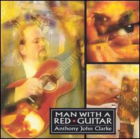 Man with a Red Guitar von Anthony John Clarke