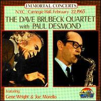 N.Y.C., Carnegie Hall, February 22, 1963: The Dave Brubeck Quartet with Paul Desmond von Dave Brubeck