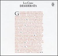 Desiderata von Les Crane