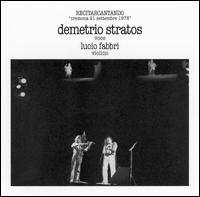 Recitarcantando von Demetrio Stratos