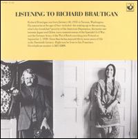 Listening to Richard Brautigan von Richard Brautigan