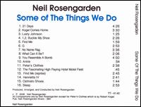 Some of the Things We Do von Neil Rosengarden