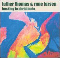 Busking in Christiania von Luther Thomas