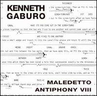 Kenneth Gaburo: Maledetto; Antiphony VIII von Kenneth Gaburo