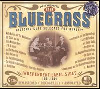 Bluegrass: Independent Label Sides 1951-1954 von Various Artists